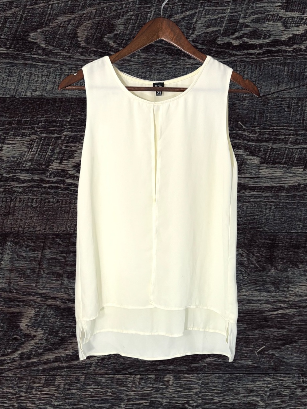 Denim Lightweight Cream Layered Sleeveless Camisole